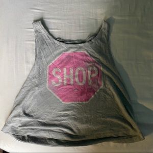 Gray Hollister Shop tank top